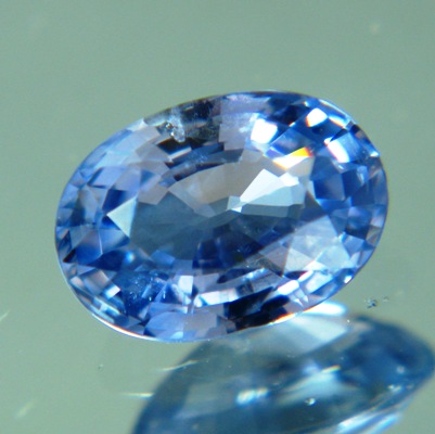 Sky blue Ceylon sapphire