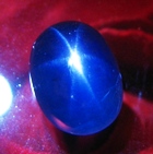 fine blue star sapphire untreated