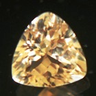 untreated orange sapphire under one carat but 6x6mm