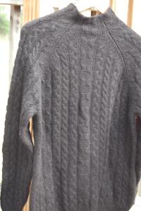 Chunky Cable Alpaca Sweater