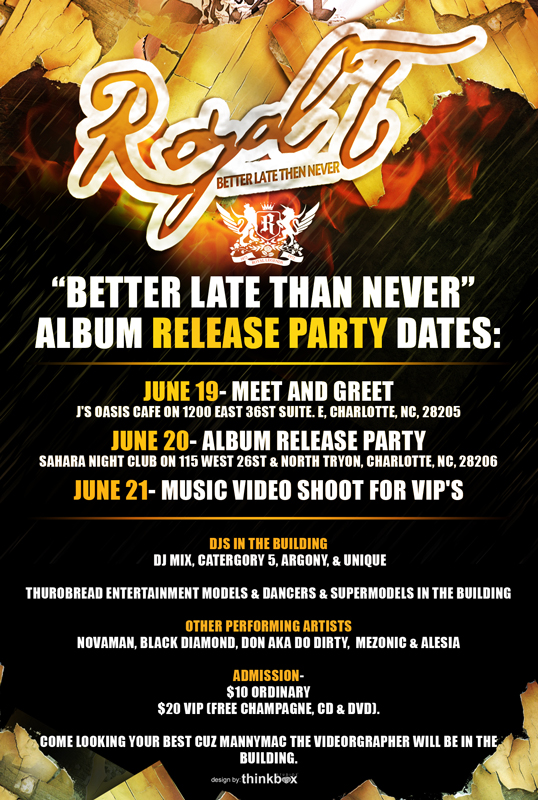 This will be the hottest Album Release Party in the Queen City!!!