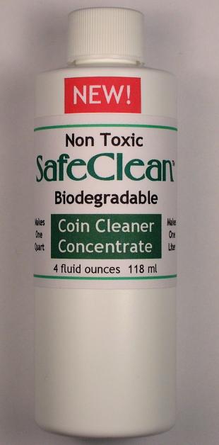 WONDER OIL PRODUCTS, INC. - SafeClean Coin Cleaner Concentrate 4 fl. oz.
