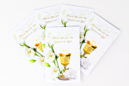 12 Communion Thank You Cards