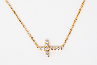 Gold Cross Jewelry Gift Set.