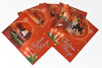 18 Christmas Blessings Cards.