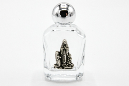 Glass Bottle of Lourdes Holy Water.