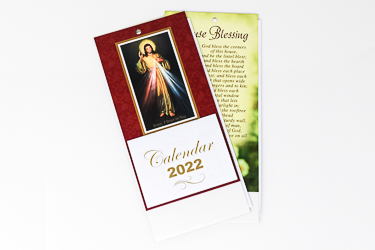 2022 Divine Mercy Standing Calendar.
