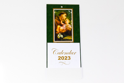 2023 St. Anthony Standing Calendar.