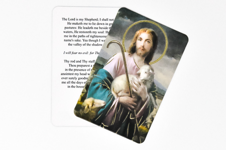 Good Shepherd Prayer Card.