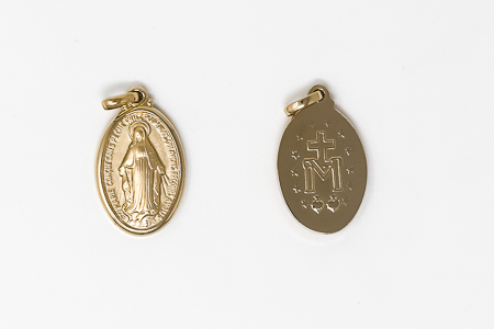 Gold Plated Miraculous Medal