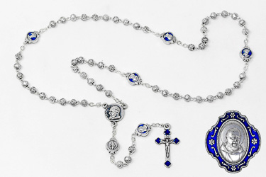 Saint Pio Metal Rosary.