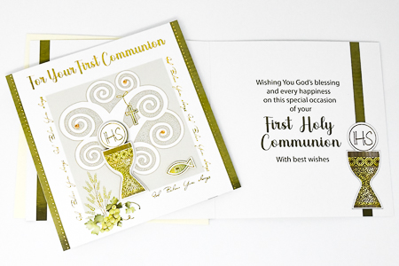 First Holy Communion Card.