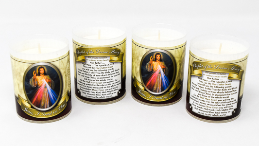 Divine Mercy Votive Candle's.