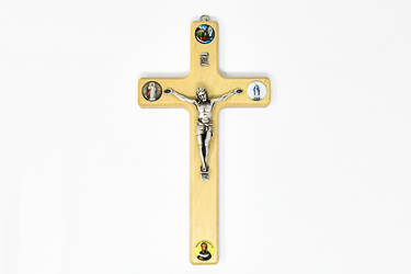 Lourdes Wooden Crucifix.
