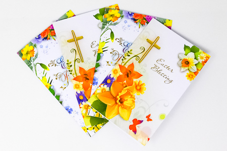 12 Small Easter Cards.