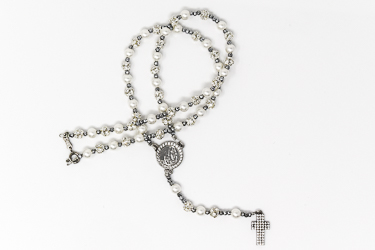 Pearl & Crystal Lourdes Rosary.