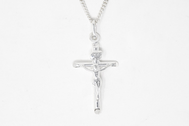 925 Silver Crucifix Necklace.