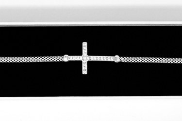 Crystal Cross Bracelet.