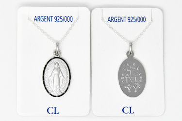 925 Necklace Miraculous Medal.