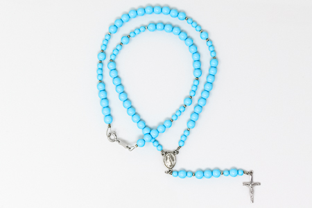 Miraculous Turquoise Rosary Necklace.