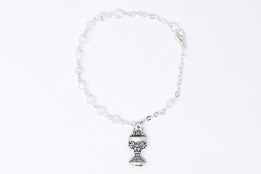 Acrylic Crystal Rosary Bracelet.