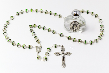 DIRECT FROM LOURDES - Lourdes Water Rosary Beads