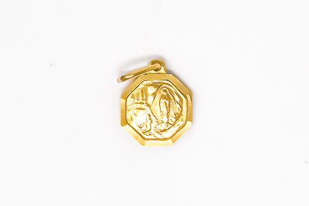 Octagonal Gold Medal.