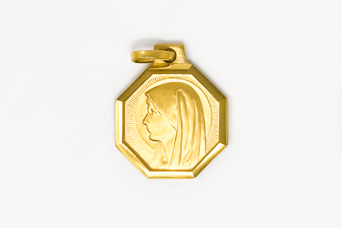 Blessed Virgin Mary Gold Medal.