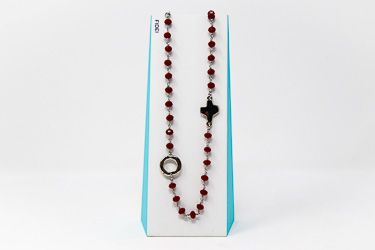 Fidei Red Rosary�Necklace.