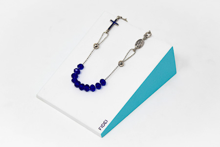 Blue Miraculous Fidei Bracelet.