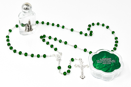 August Rosary Beads.