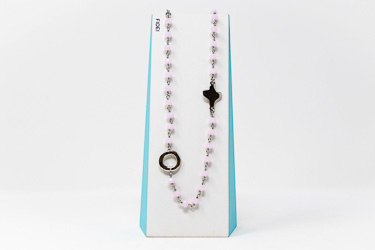 Fidei Pink Rosary�Necklace.
