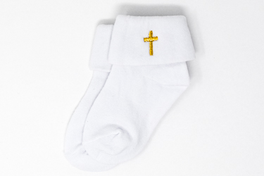 Baby Baptismal Socks.