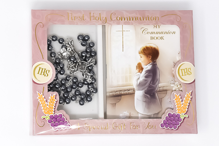 Boy's Communion Rosary & Prayer Book.
