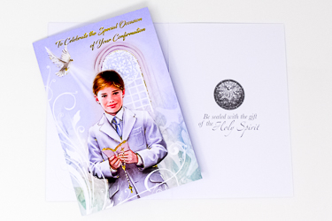 Confirmation Card for a Boy's.
