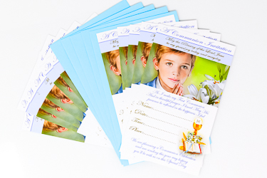 Boys First Holy Communion Invitation cards.