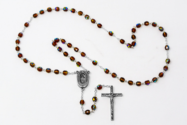 Bohemia Crystal Rosary Beads.