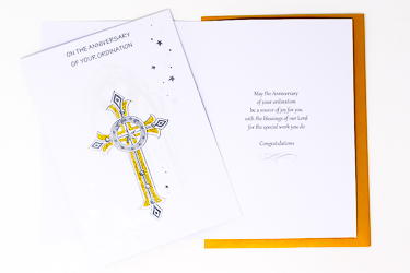 Anniversary Ordination Card.