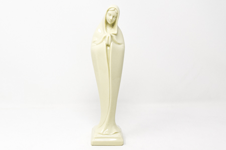 Ceramic Virgin Mary Statue.