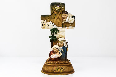Children's Christmas Nativity Cross.