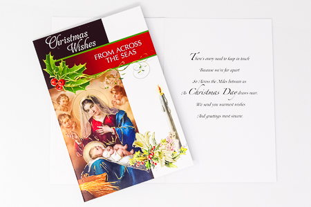 Christmas Blessing Card.