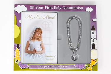 Communion Keepsake Bracelet Gift Set 
