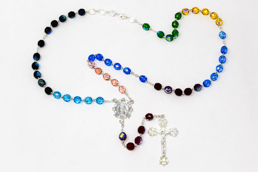 Crystal Rosary Beads.