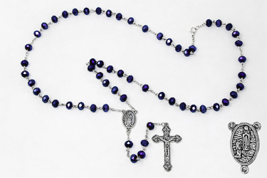 Bernadette Rosary Beads & Apparition Rosary Box.