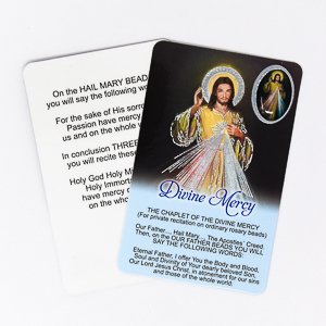 Divine Mercy Prayer Card.