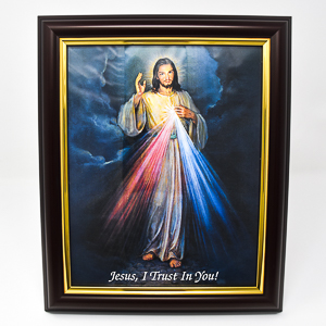 Divine Mercy Framed Picture.