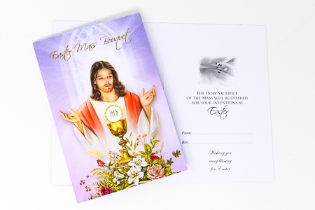 Easter Mass Bouquet Card