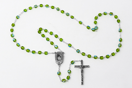 Bohemia Crystal Rosary Beads.