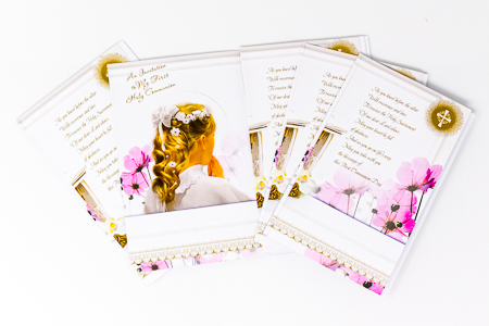 Girls First Holy Communion Invitation cards