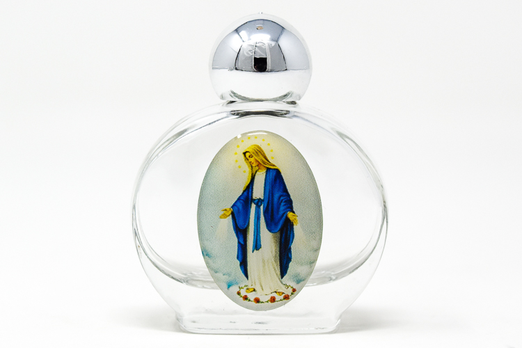 DIRECT FROM LOURDES - Glass Miraculous Bottle & Lourdes Holy Water
